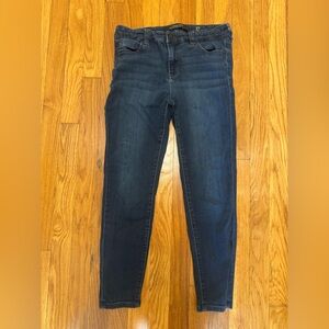 Liverpool Dark Blue ankle Women skinny Jeans